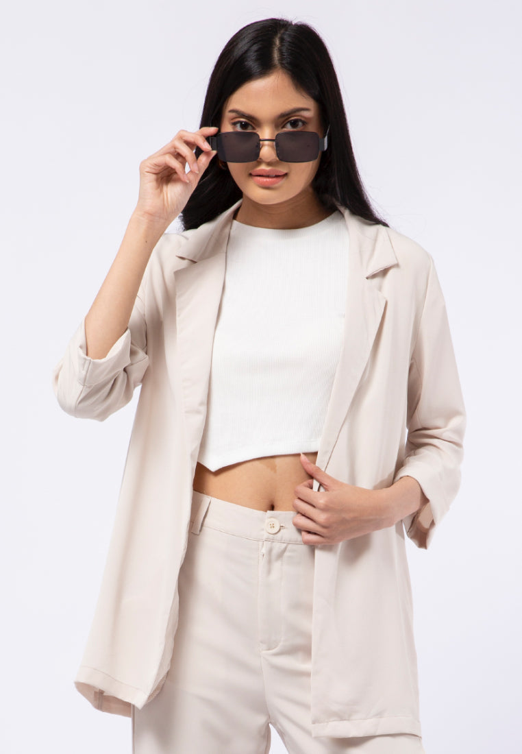 3/4 Sleeve Loose Blazer