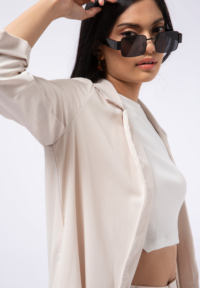 3/4 Sleeve Loose Blazer