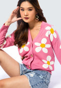 Flower Printed Cardigan