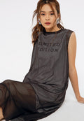Sleeveless Mesh Dress
