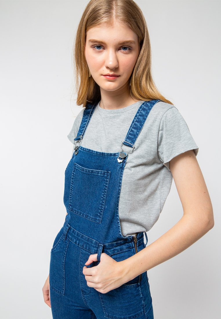 Flare Dungaree Jeans