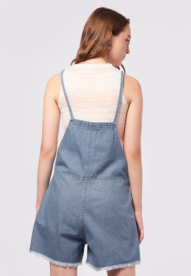 Short Denim Dungarees