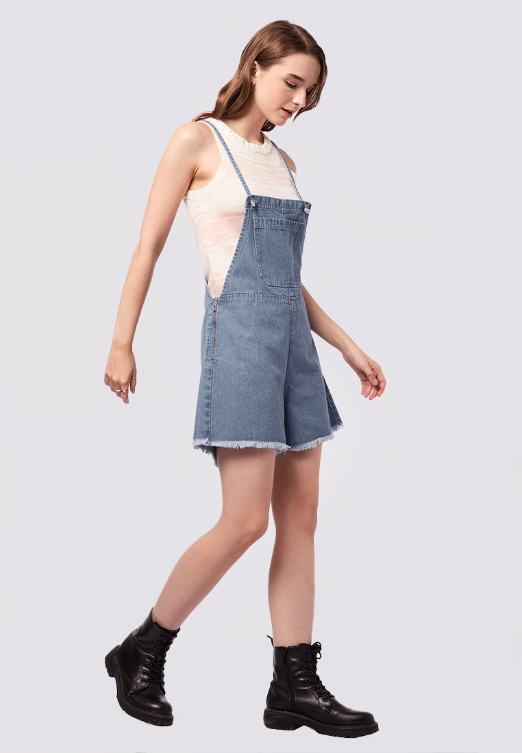Short Denim Dungarees