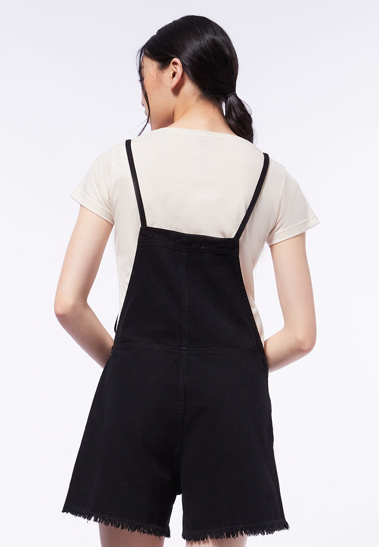 Short Denim Dungarees