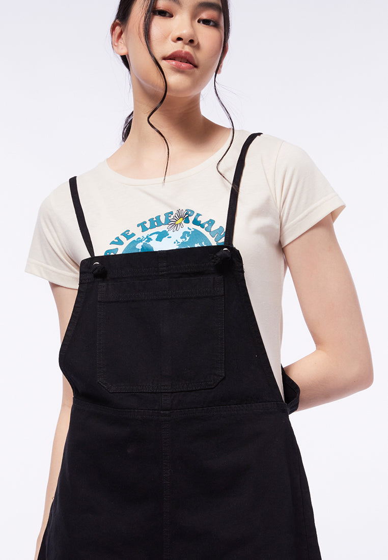 Short Denim Dungarees