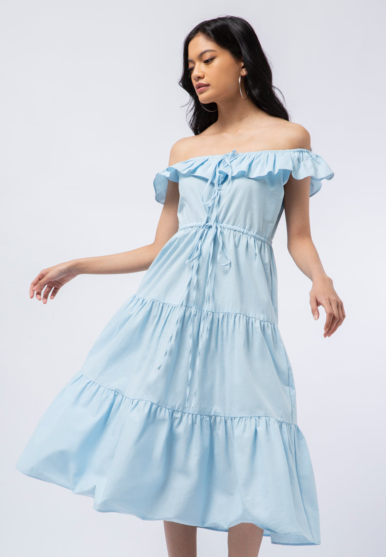 Cold Shoulder Maxi Dress