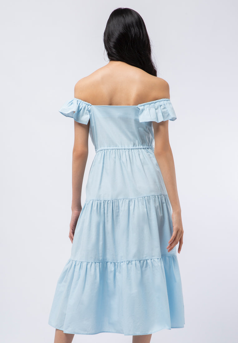 Cold Shoulder Maxi Dress