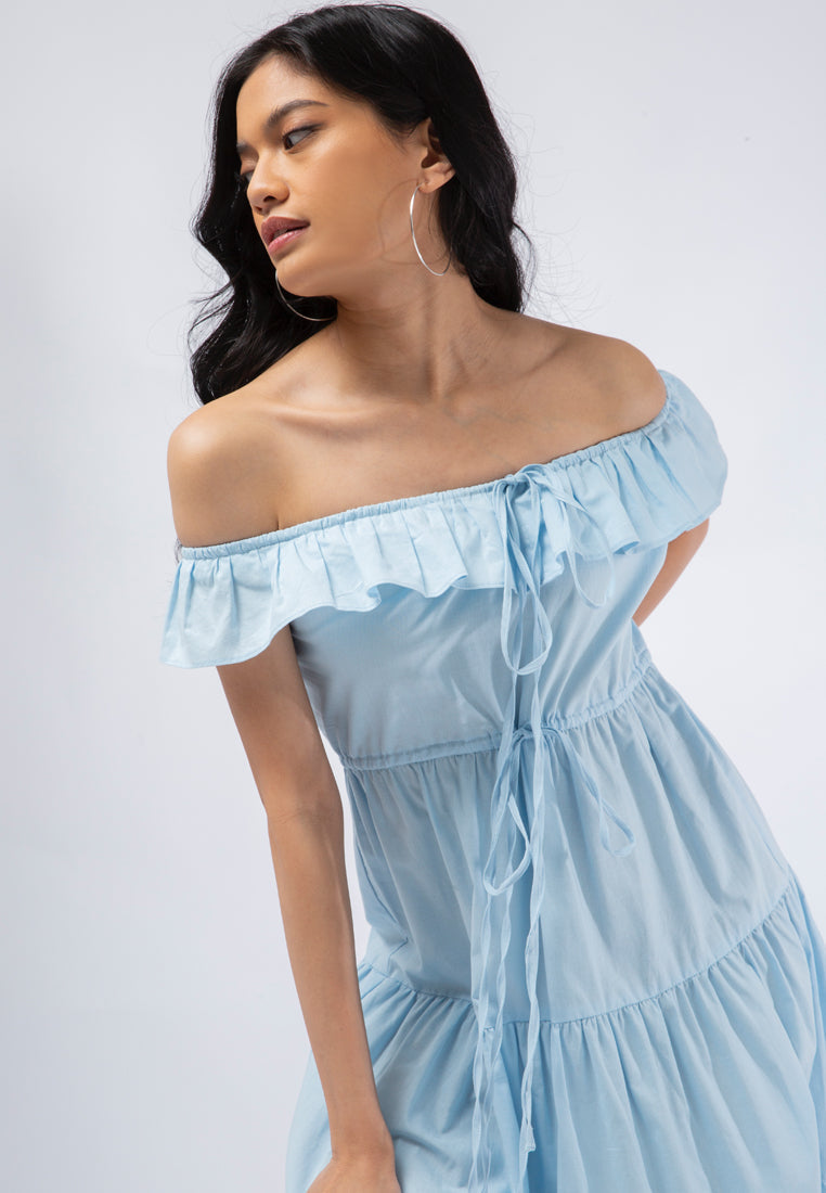 Cold Shoulder Maxi Dress