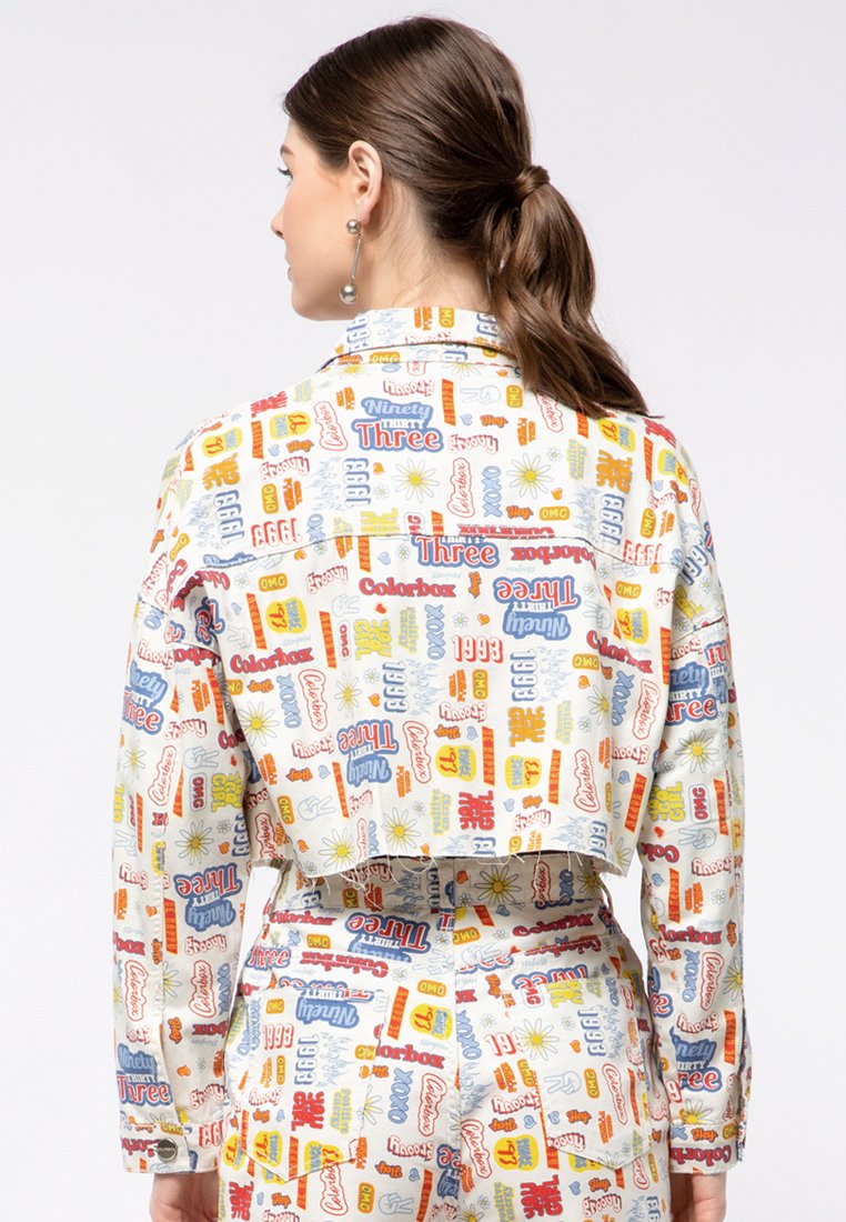 Printed Trucker Jacket