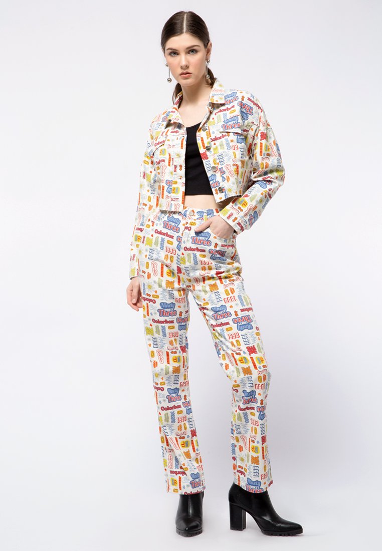 Printed Trucker Jacket