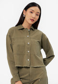 Oversized Long Sleeve Denim Jacket D.Blue