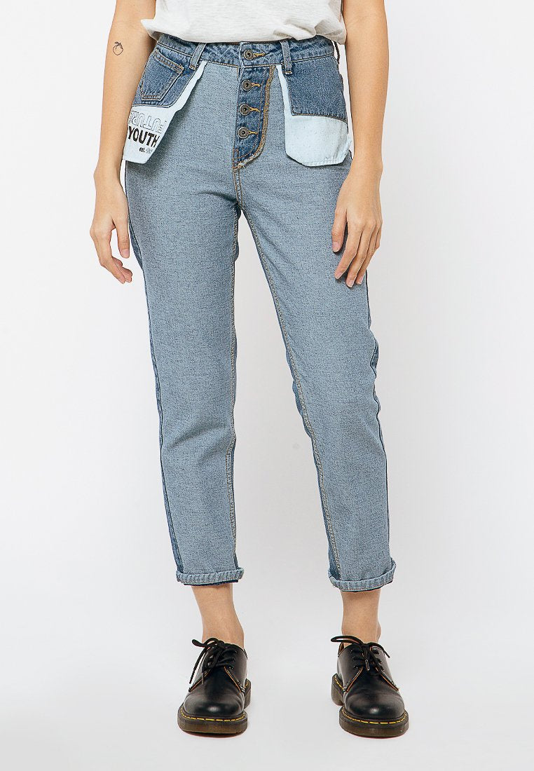 Inside-out Denim Pants