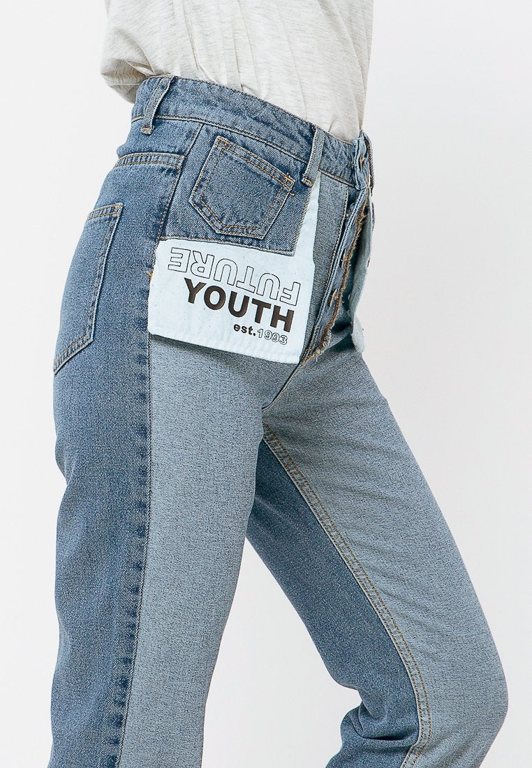 Inside-out Denim Pants