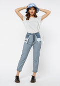 Inside-out Denim Pants