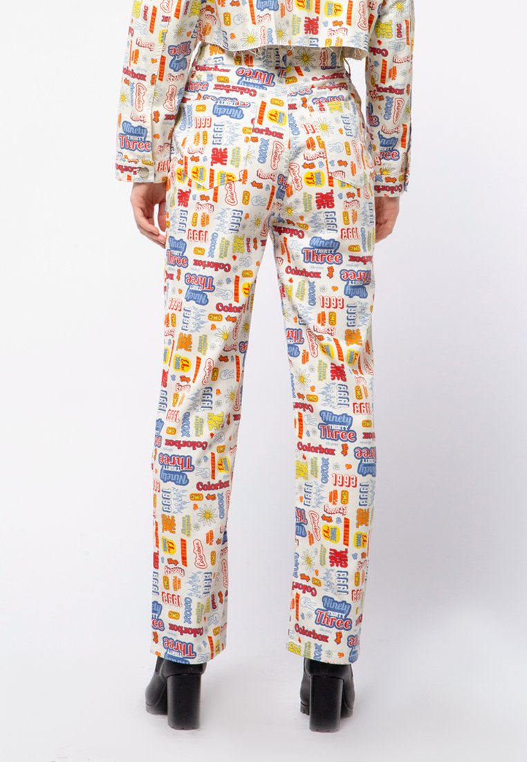 Printed Straight Pants