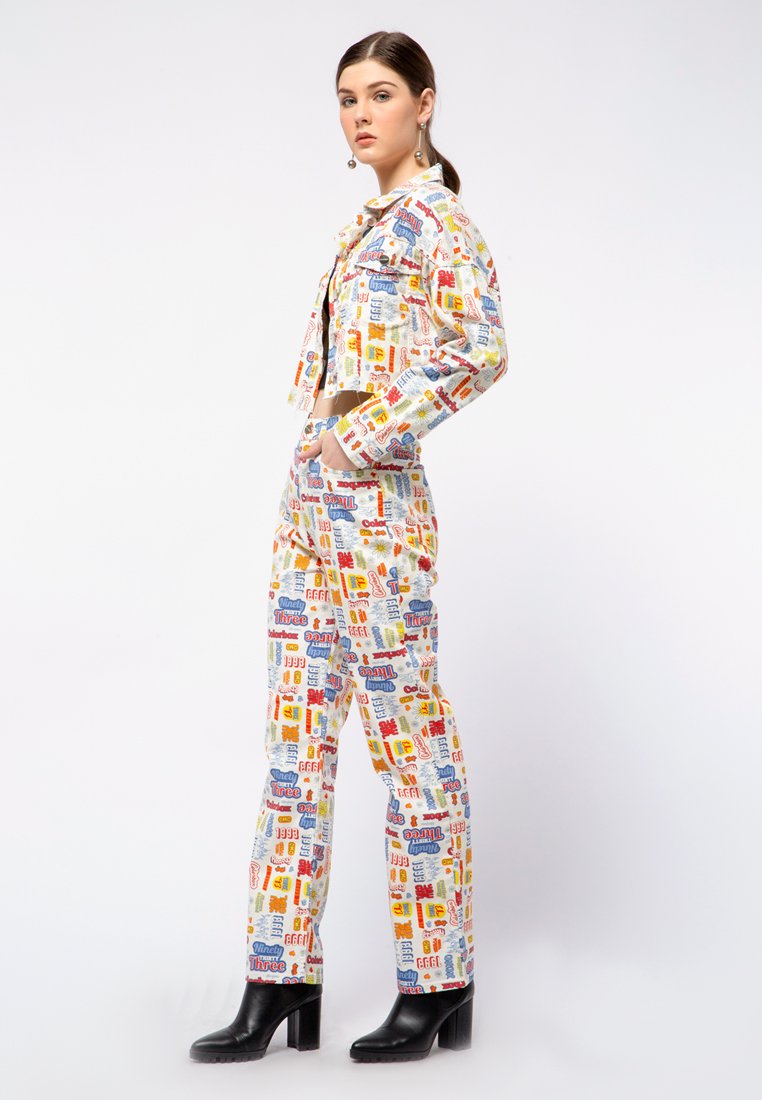 Printed Straight Pants