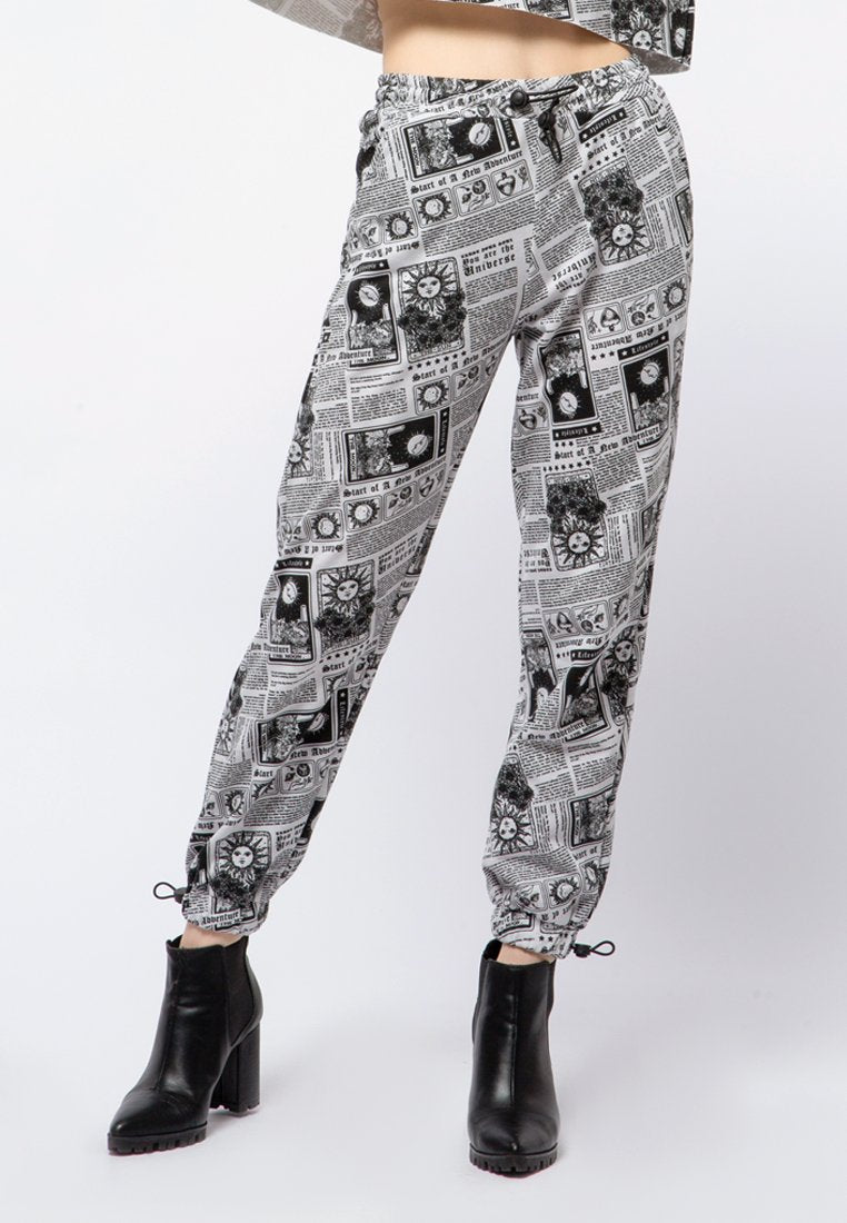 Printed Track Pants