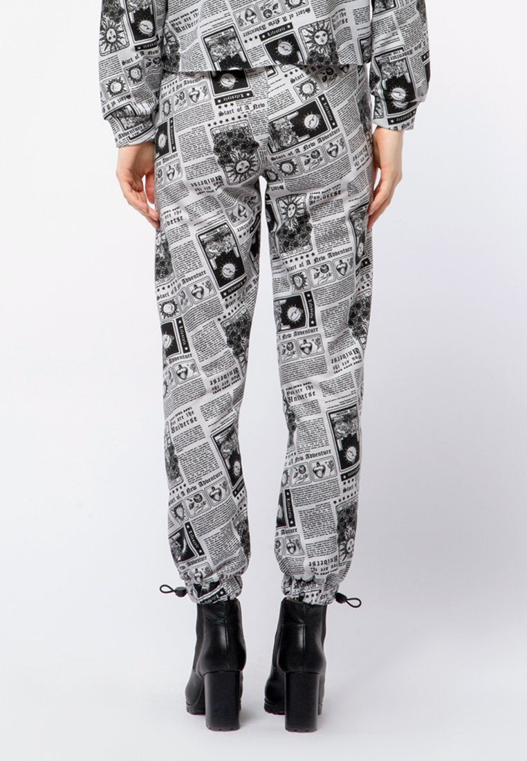 Printed Track Pants