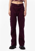 Flared Cargo Trousers