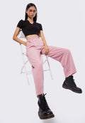 Pleated Woven Long Pants