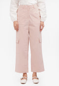 Wide Leg Cargo Pants L.Pink