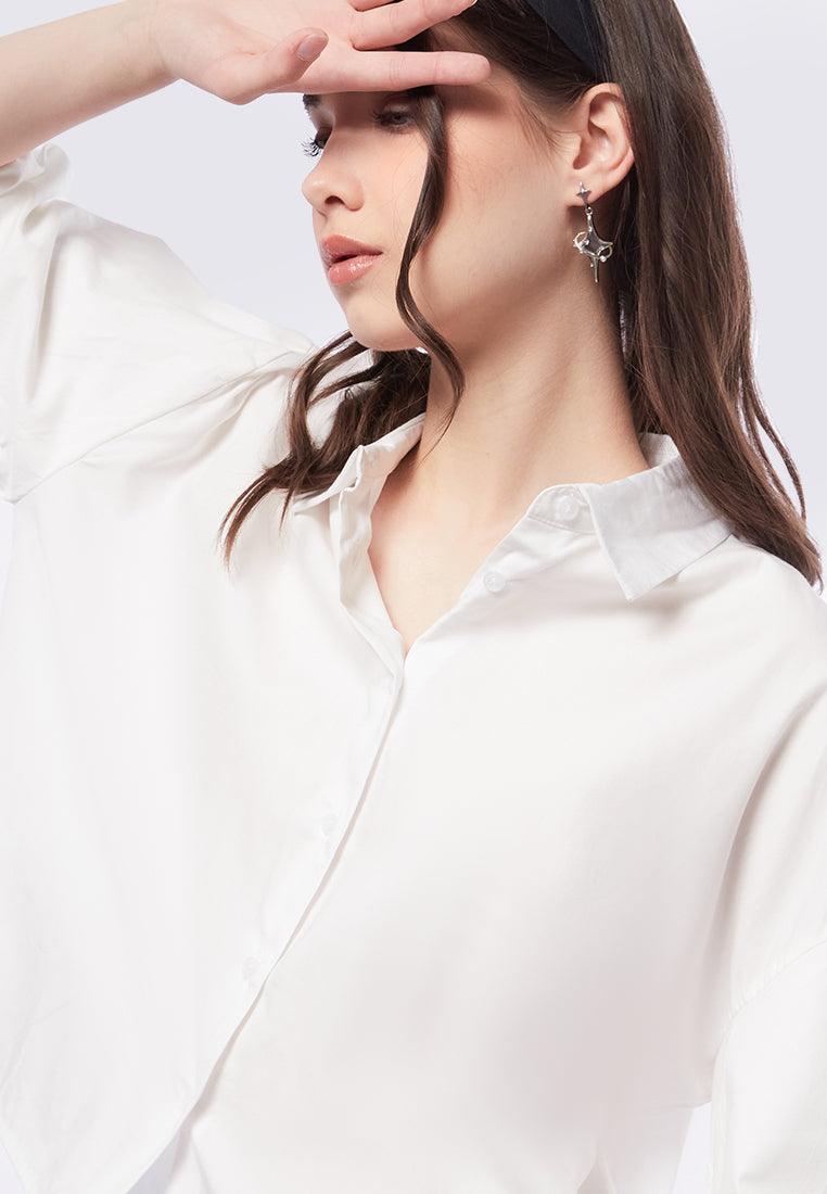 3/4 Sleeves Loose Blouse