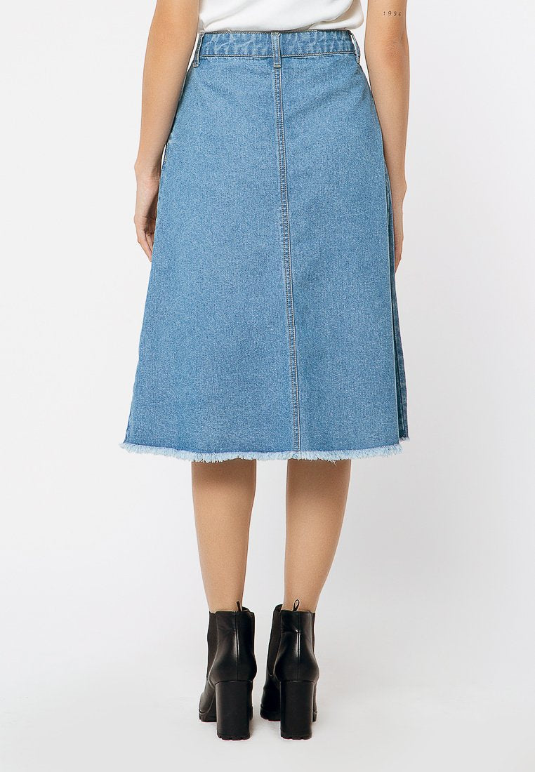 A-line Denim skirt