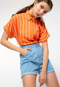 Mom Fit Denim Short