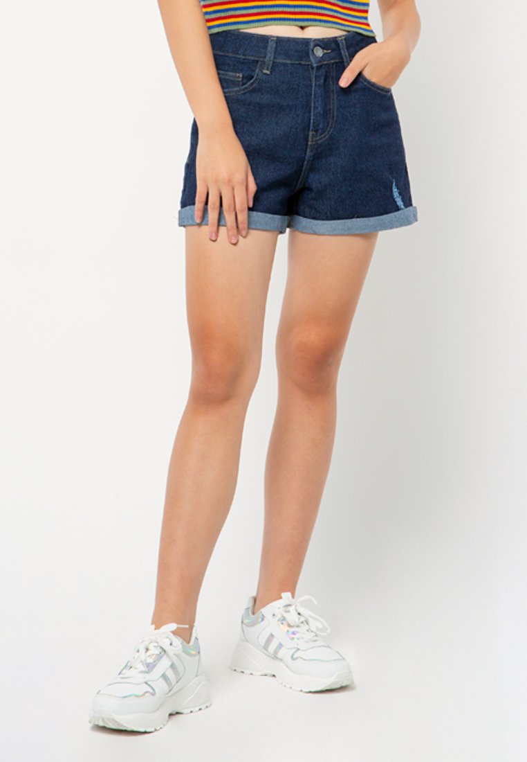 Denim Roll Up Short