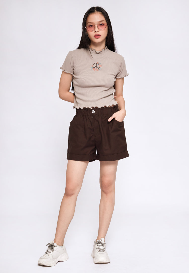 Paperbag Short Pants