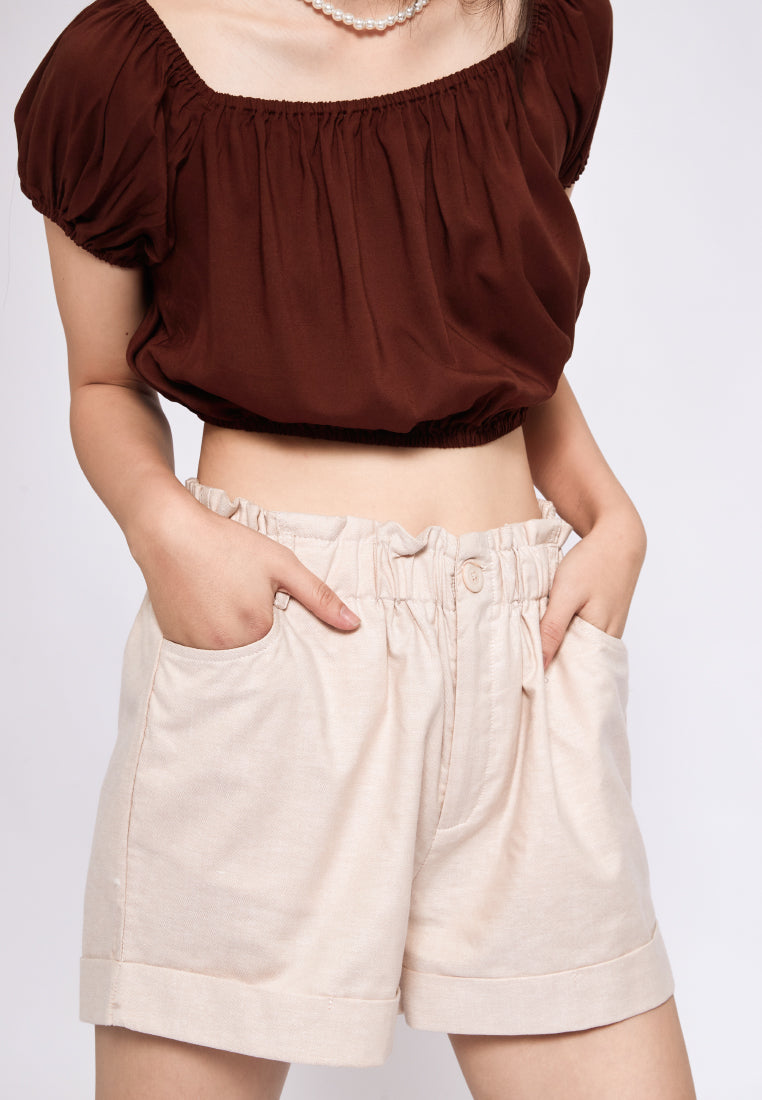 Paperbag Short Pants