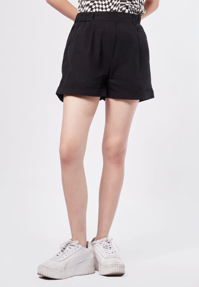High Waist Bermuda Pants