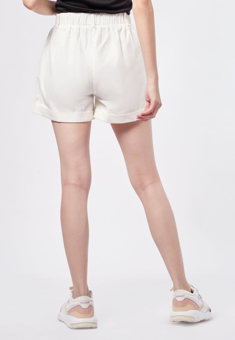 High Waist Bermuda Pants