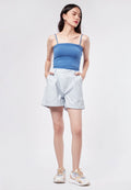High Waist Bermuda Pants