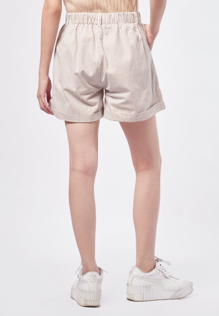 High Waist Bermuda Pants