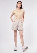 High Waist Bermuda Pants