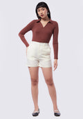 Shorts with Dart Details