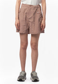 Drawstring Parachute Pants Taupe