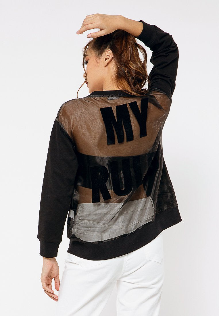 Organza Sweatshirt
