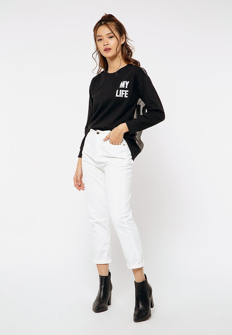 Organza Sweatshirt