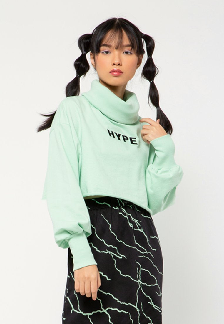 High Neck Sweatshirt