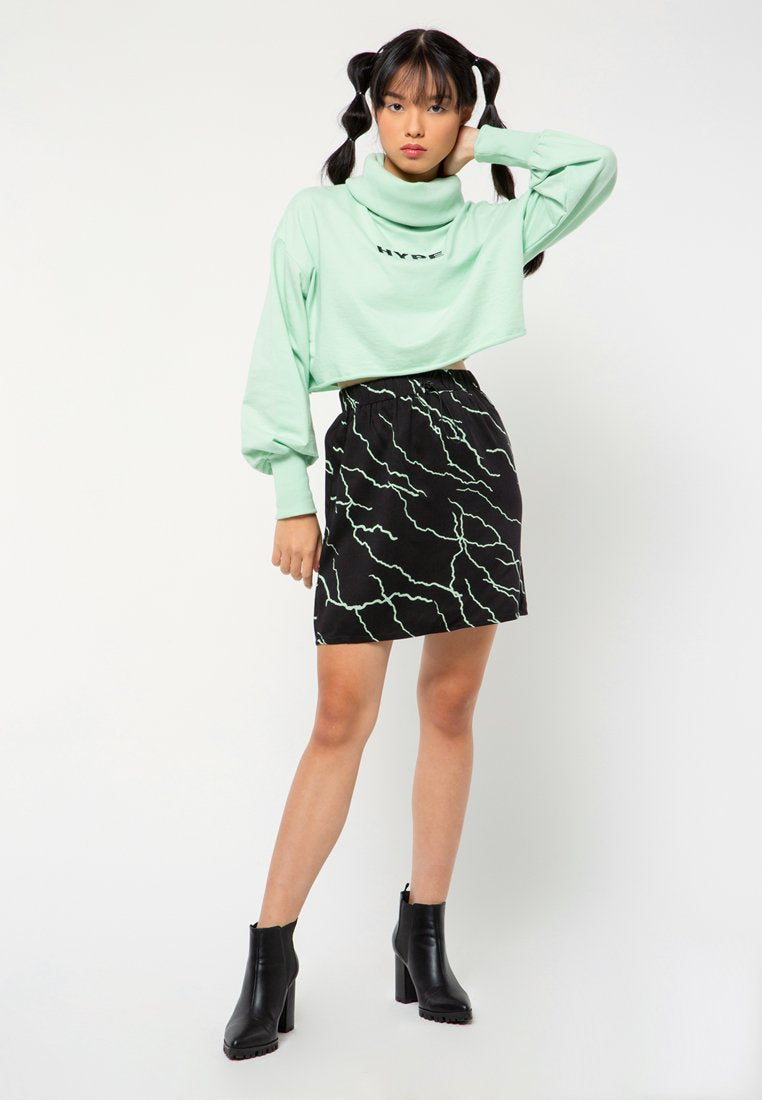 High Neck Sweatshirt