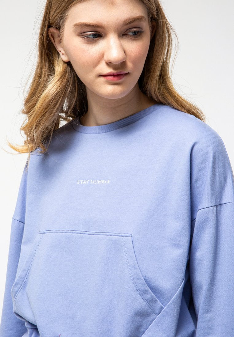Embroideery Baggy Sweatshirt