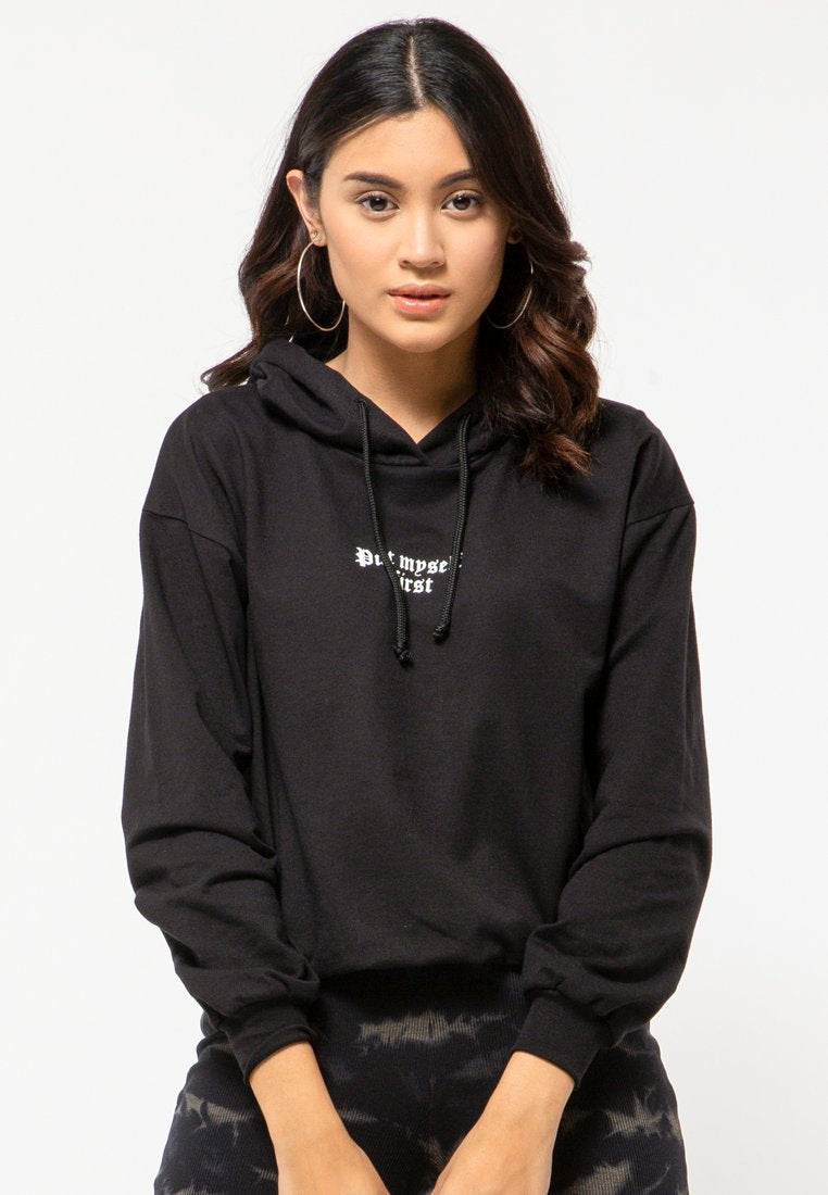 Black Hoodie Sweatshirt