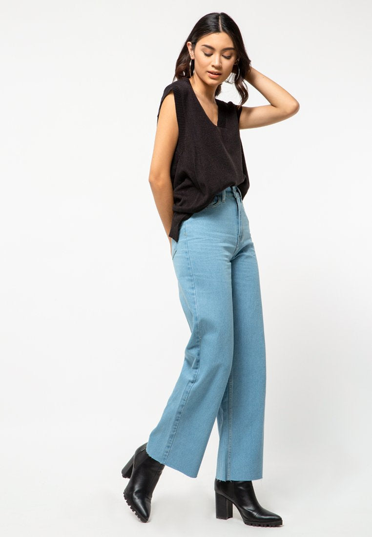 V-Neck Vest Sweater
