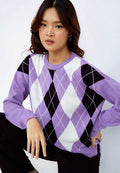 Argyle Knit Sweater