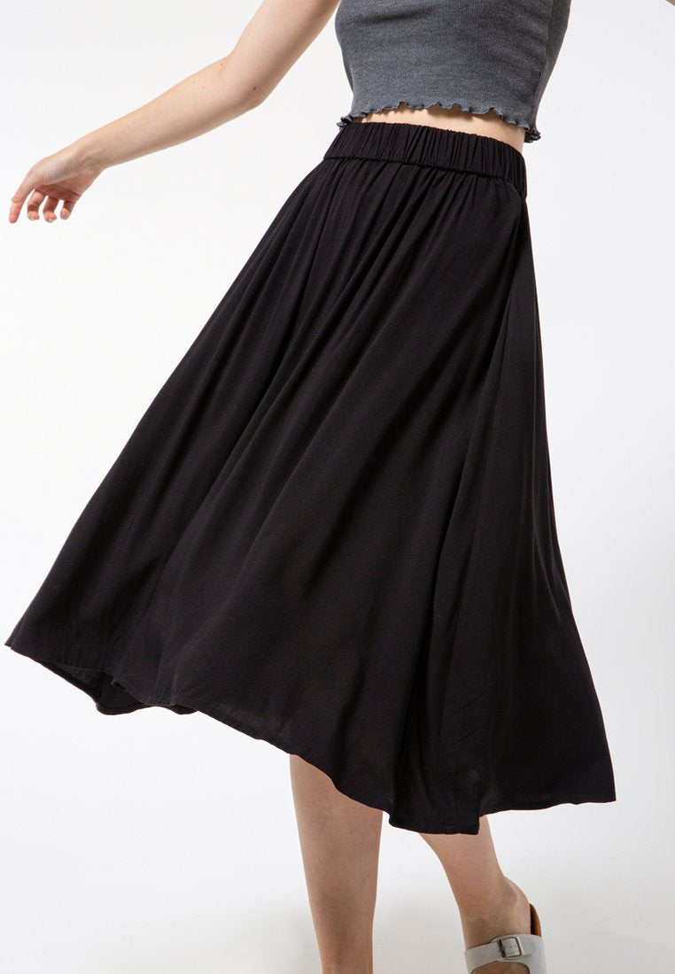 Black Midi Skirt