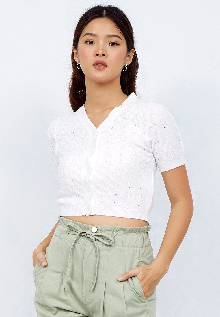Cable Knit Top