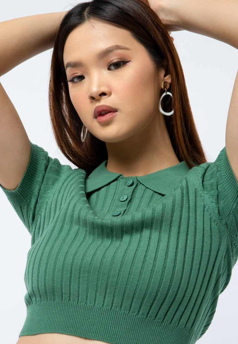 Knit Polo Shirt