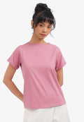 Roll Up Short Sleeve T-Shirt Pink